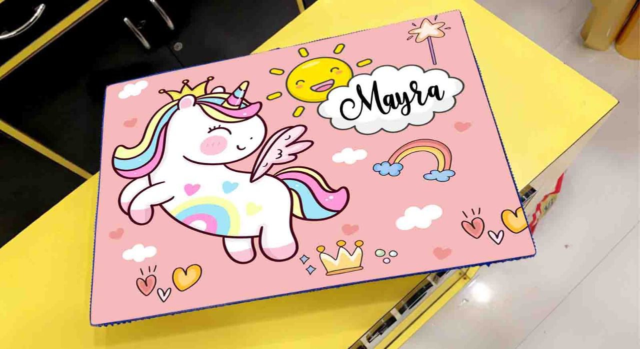 Personalised Lap Cushion Table