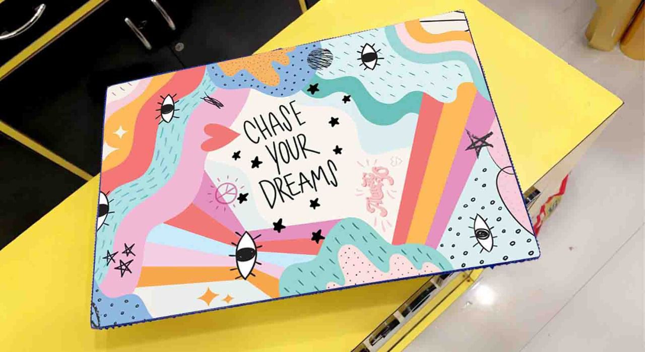 Personalised Lap Cushion Table