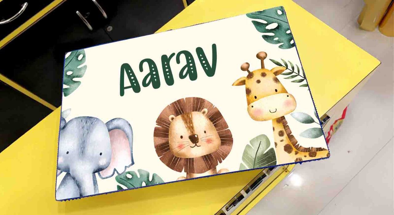 Personalised Lap Cushion Table