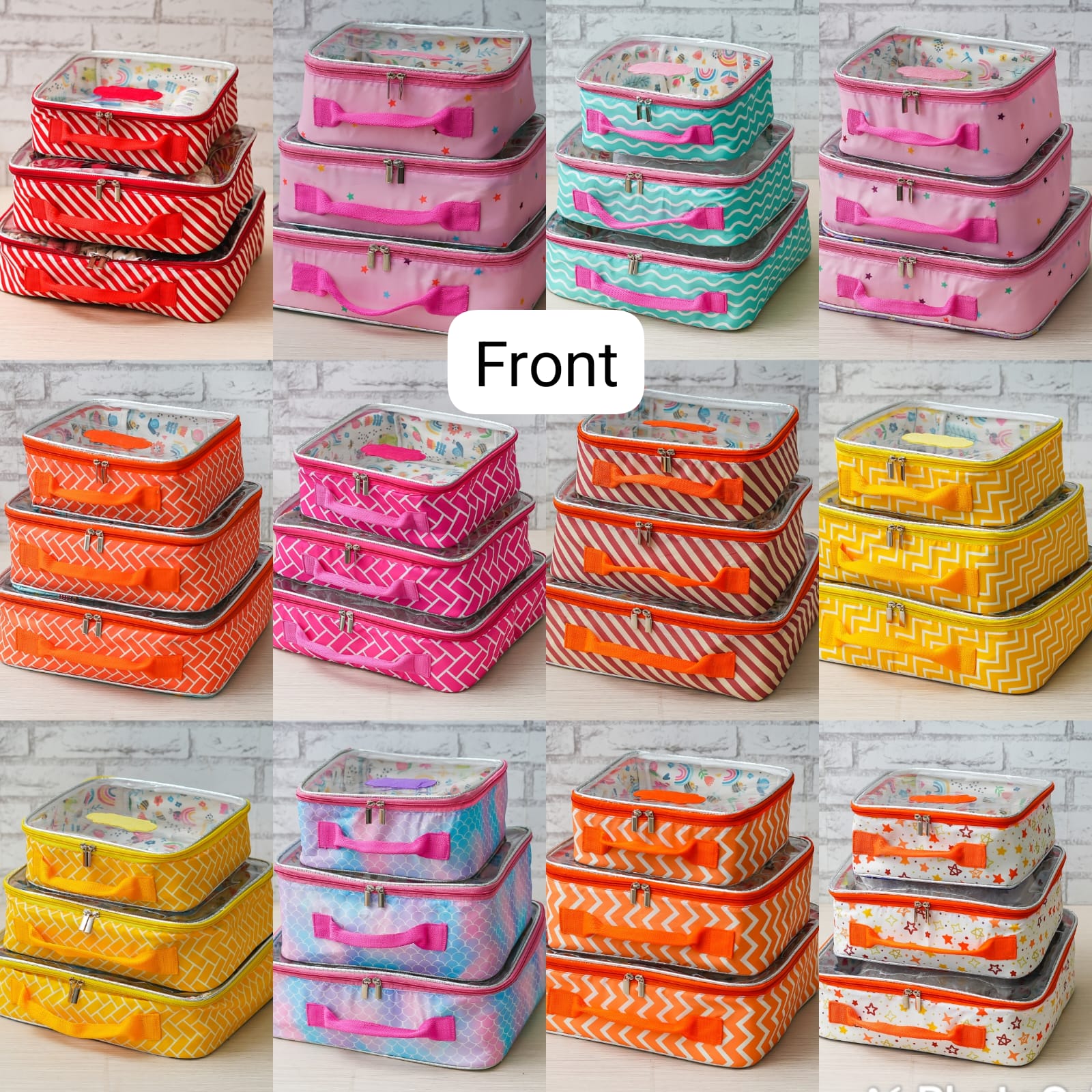 Personalised 3 piece organiser set
