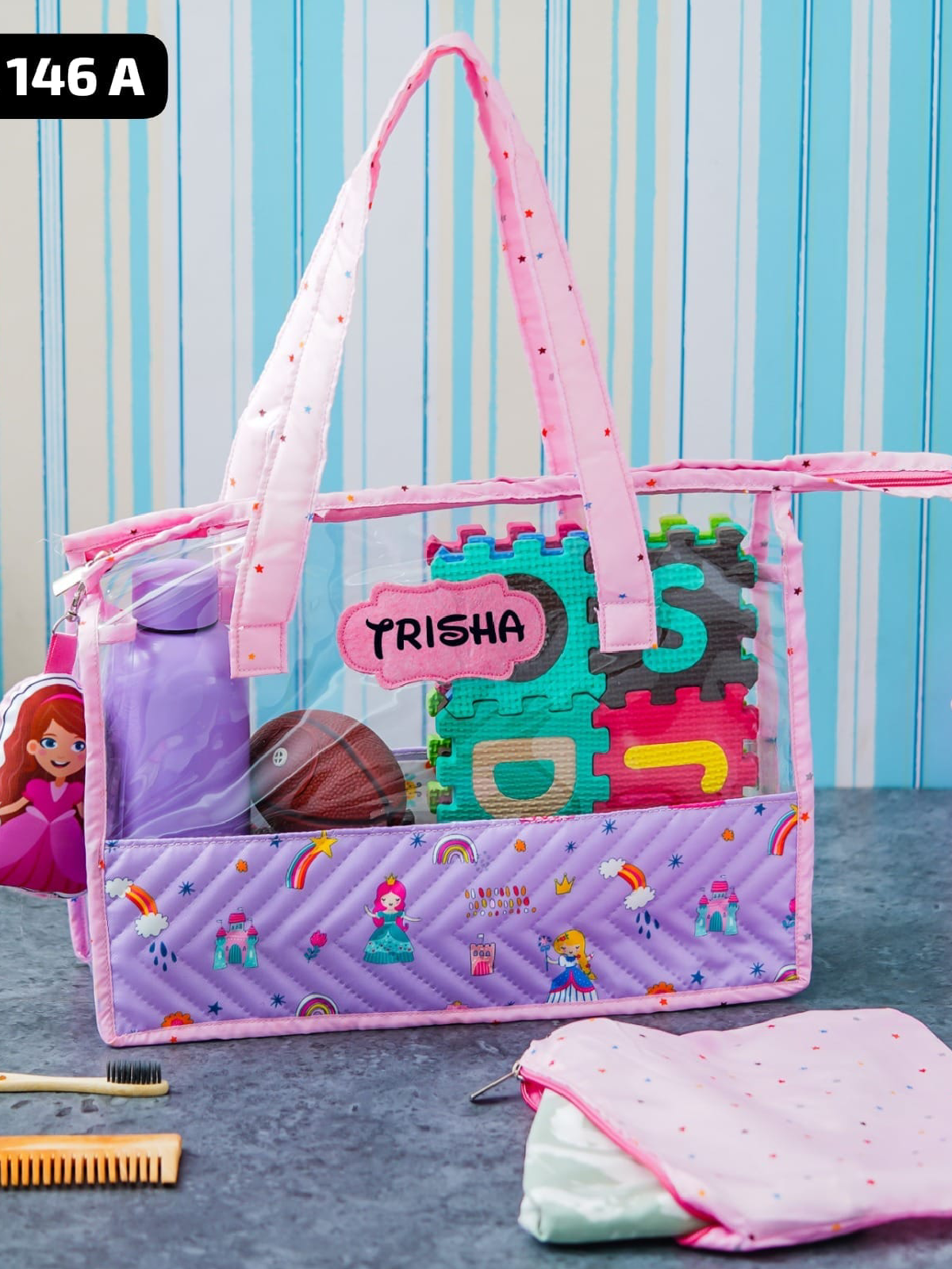 Personalised Premium Swimming Bag with pouch