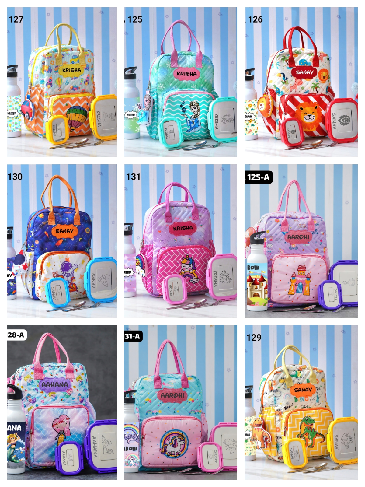 Personalised Box bagpack full combo