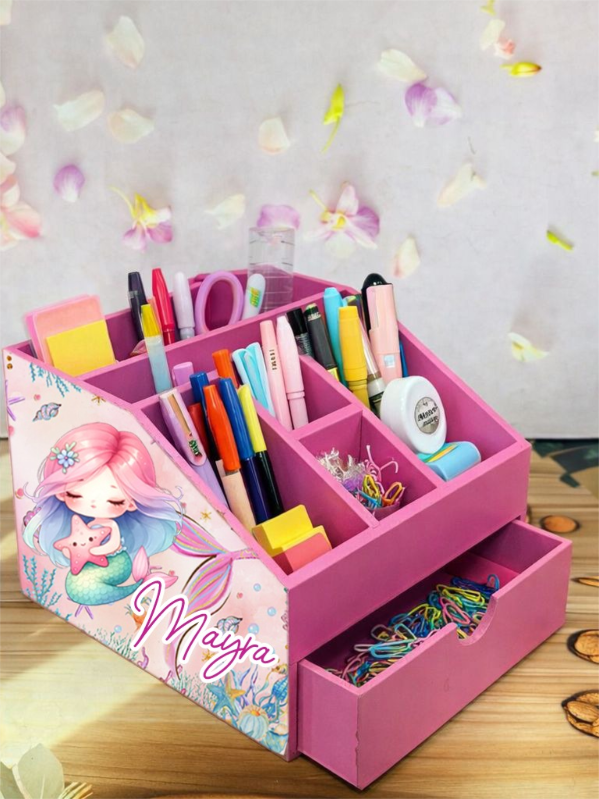 Personalised Wooden Organiser