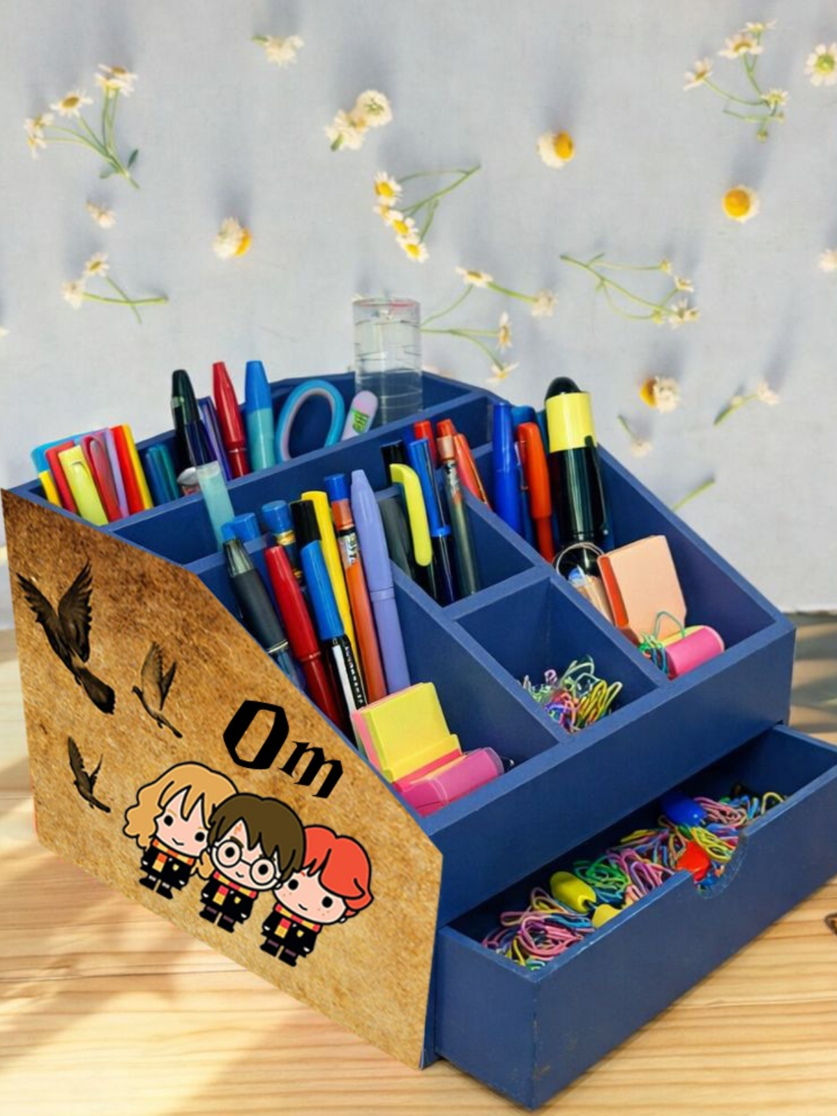 Personalised Wooden Organiser