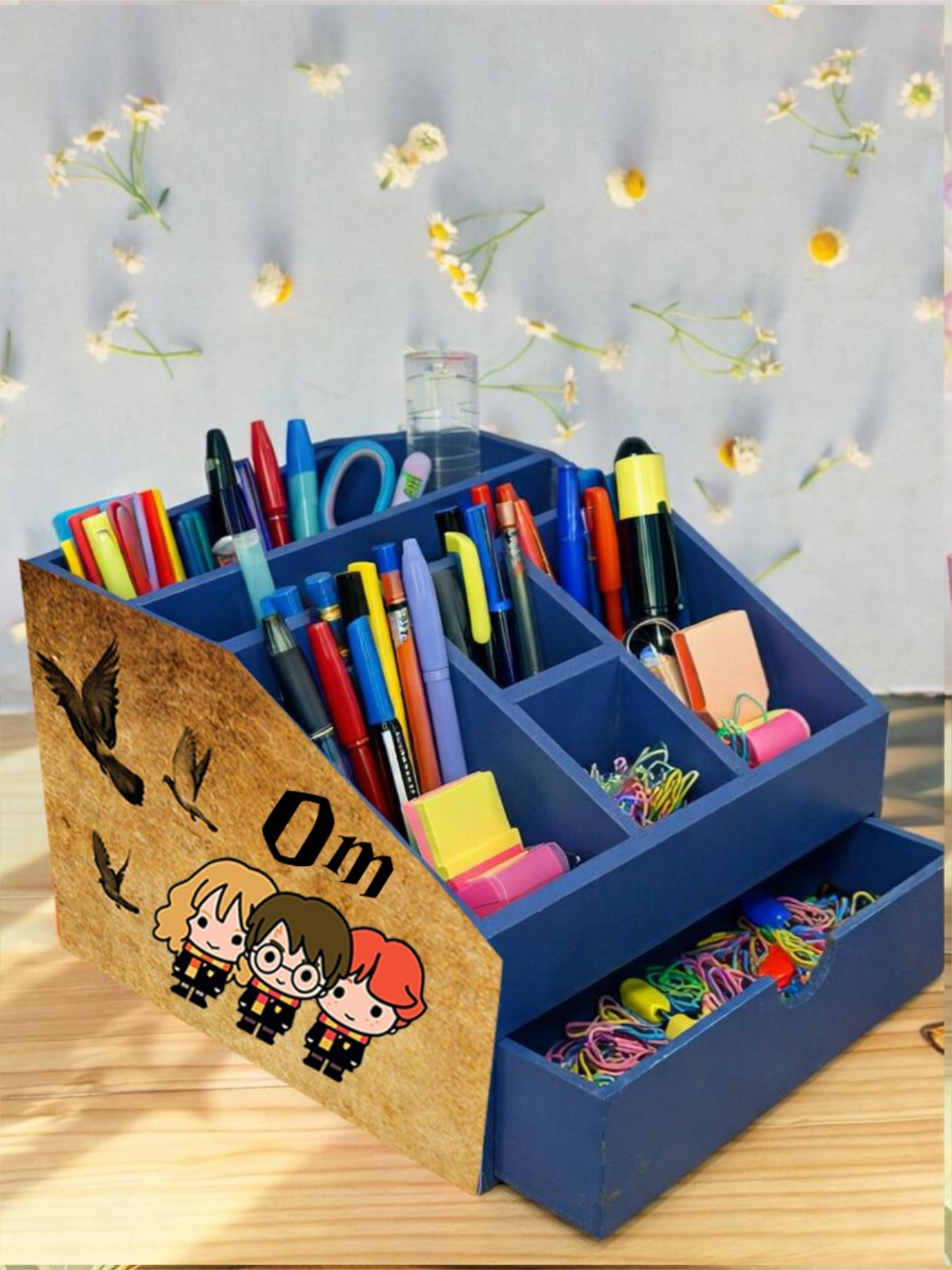 Personalised Wooden Organiser