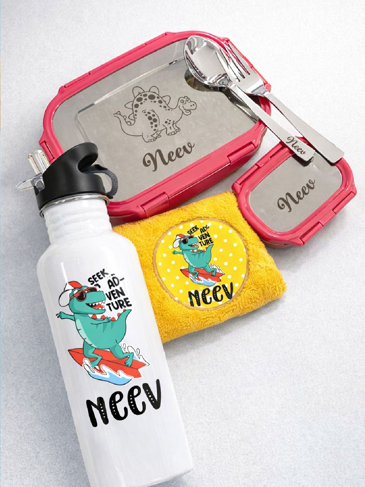 Personalised Veigo Lunchbox  Combo