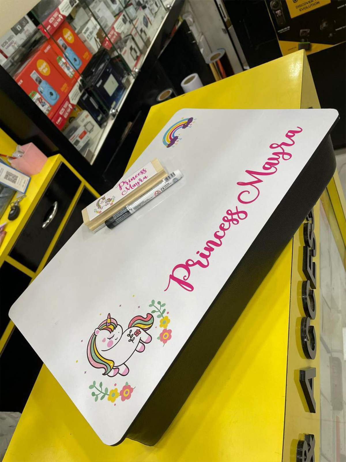 Personalised Lap Table with White Board (DUSTER FREE)