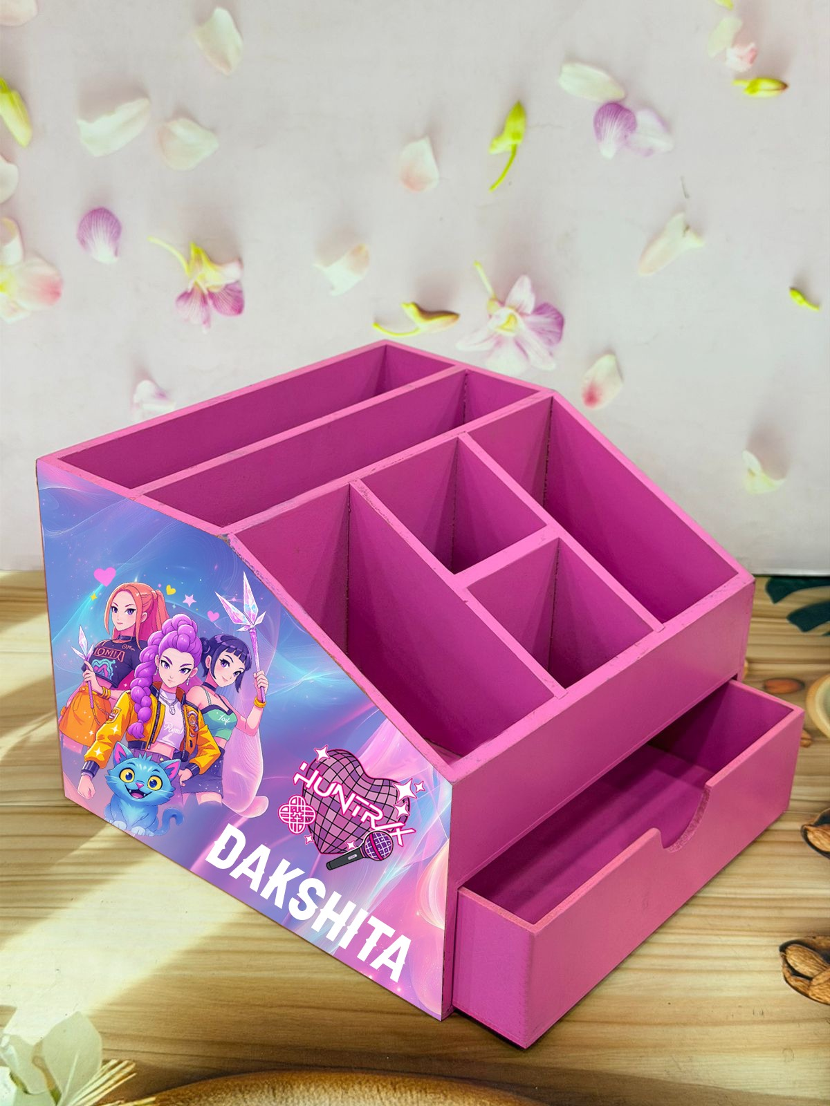 Personalised Wooden Organiser