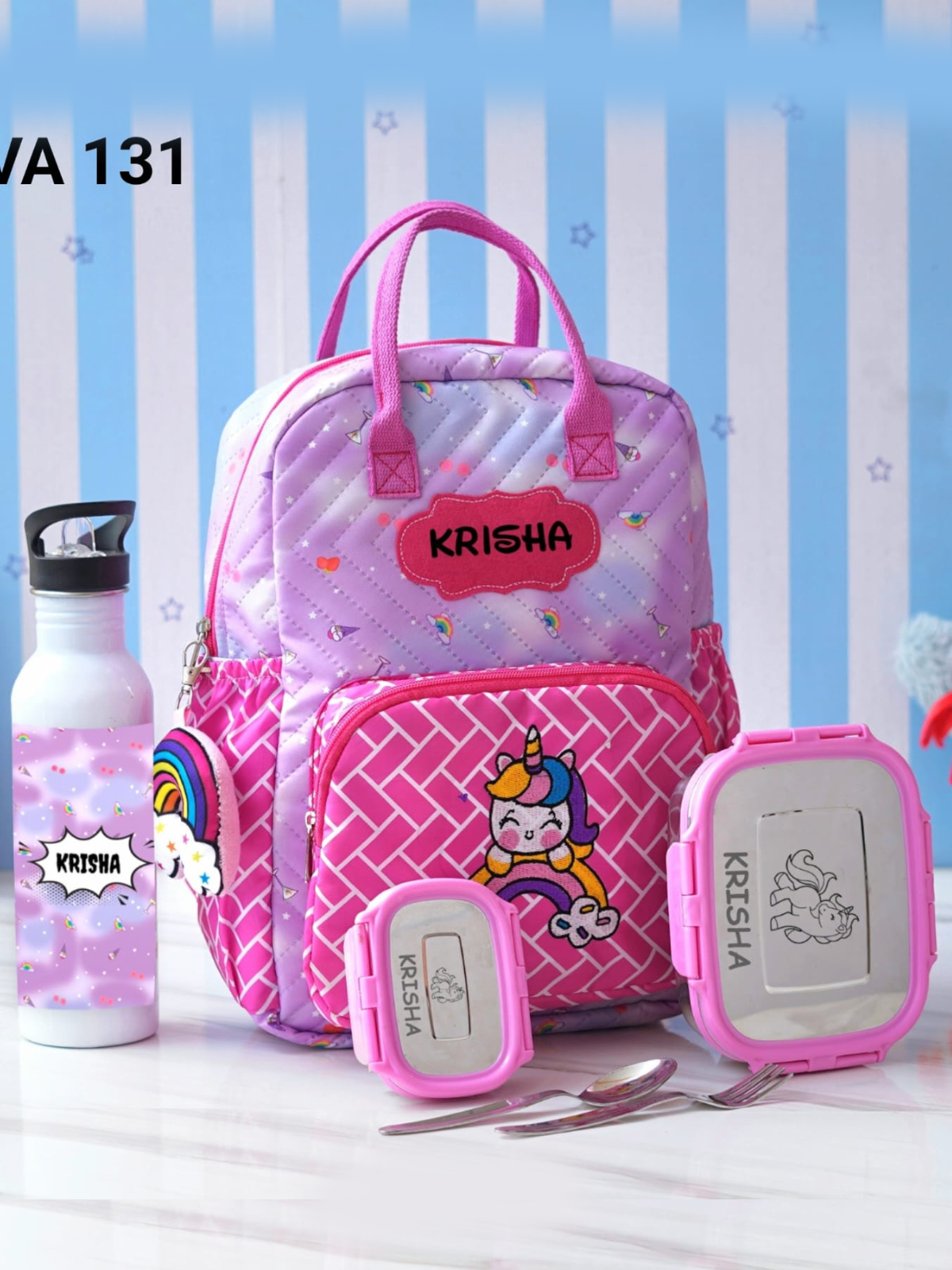 Personalised Box bagpack full combo