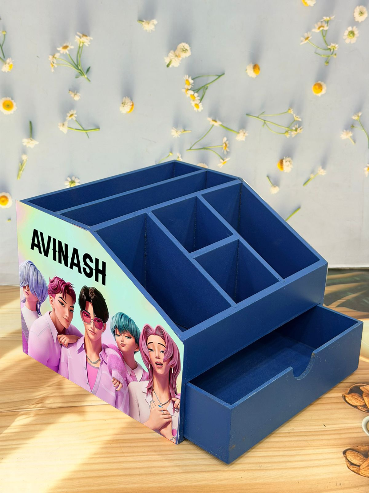 Personalised Wooden Organiser