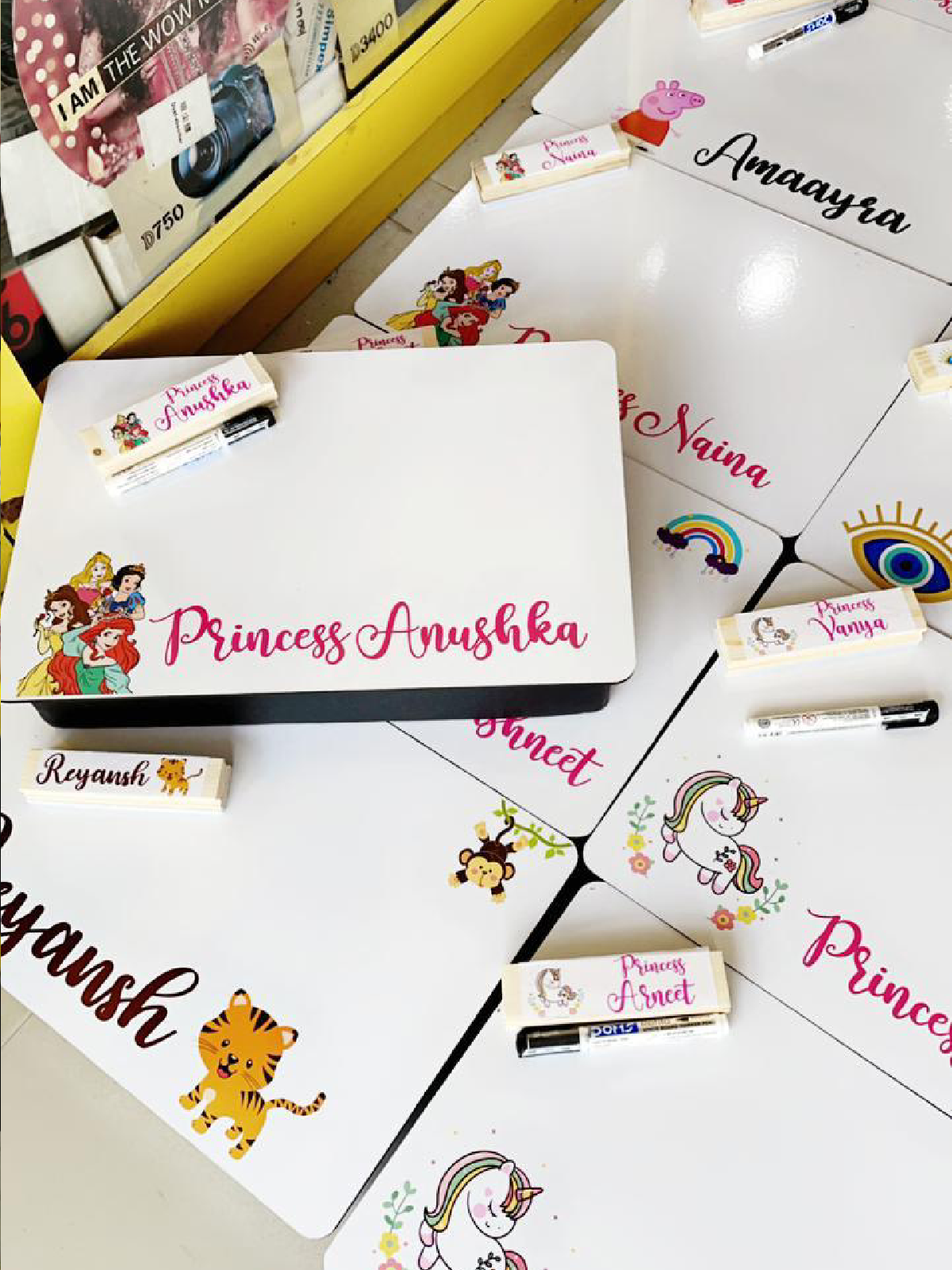 Personalised Lap Table with White Board (DUSTER FREE)