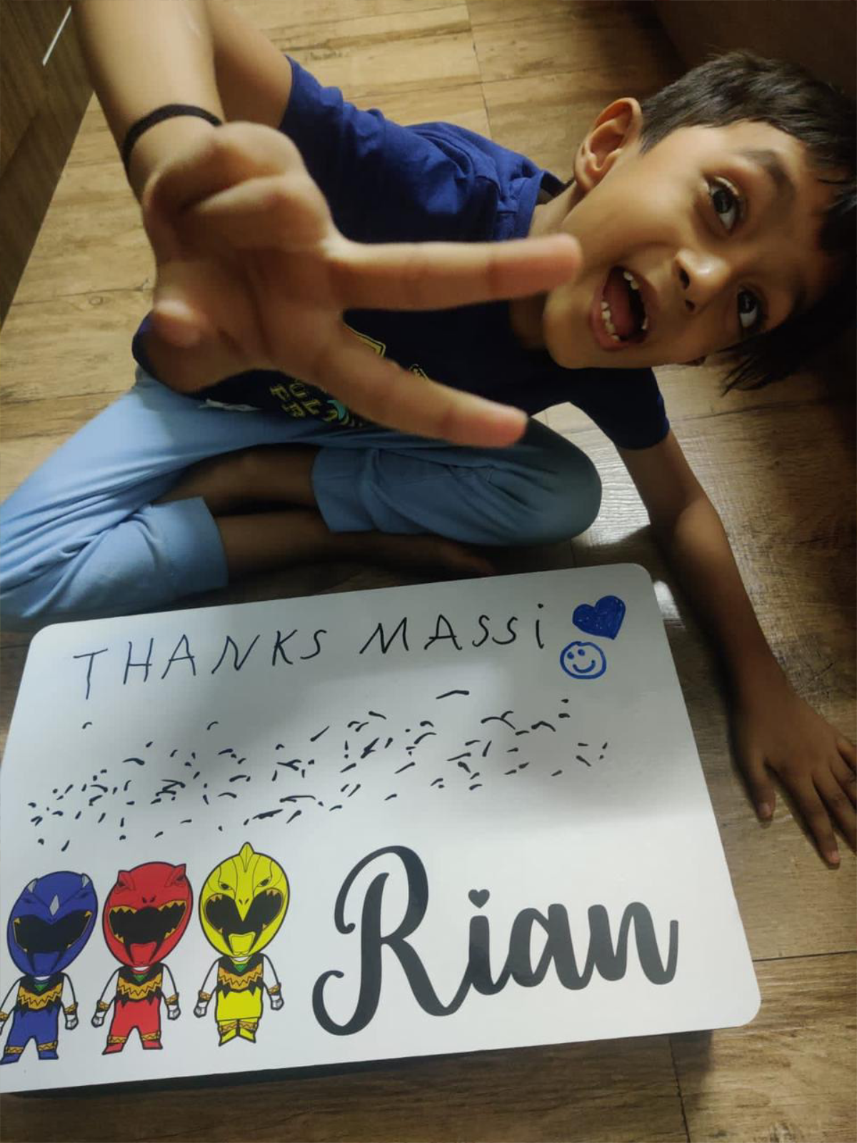 Personalised Lap Table with White Board (DUSTER FREE)