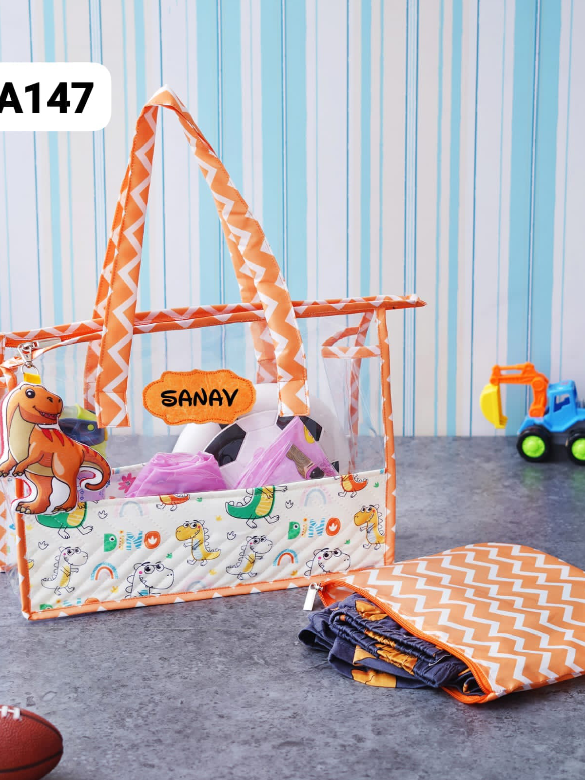 Personalised Premium Swimming Bag with pouch