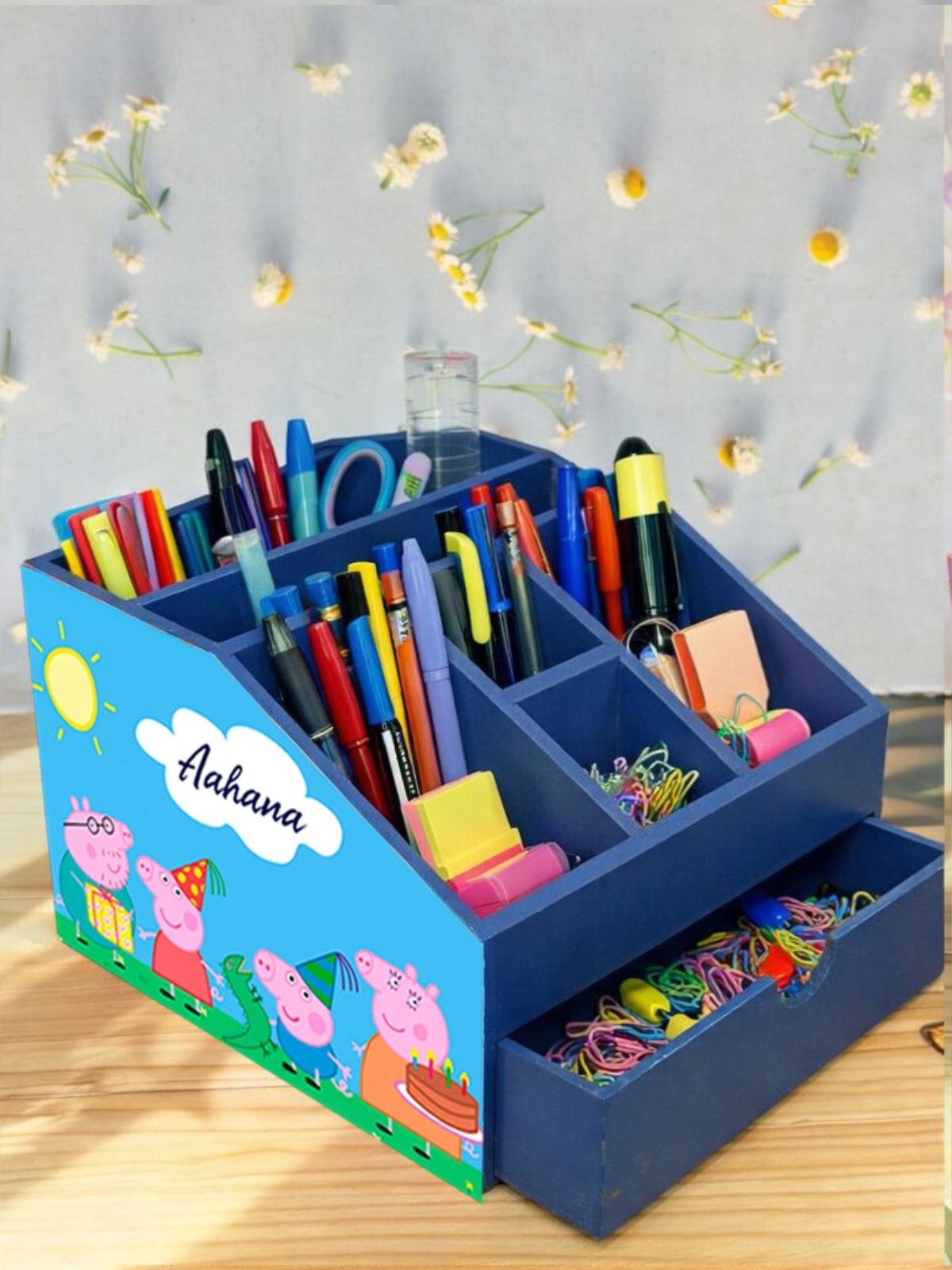 Personalised Wooden Organiser