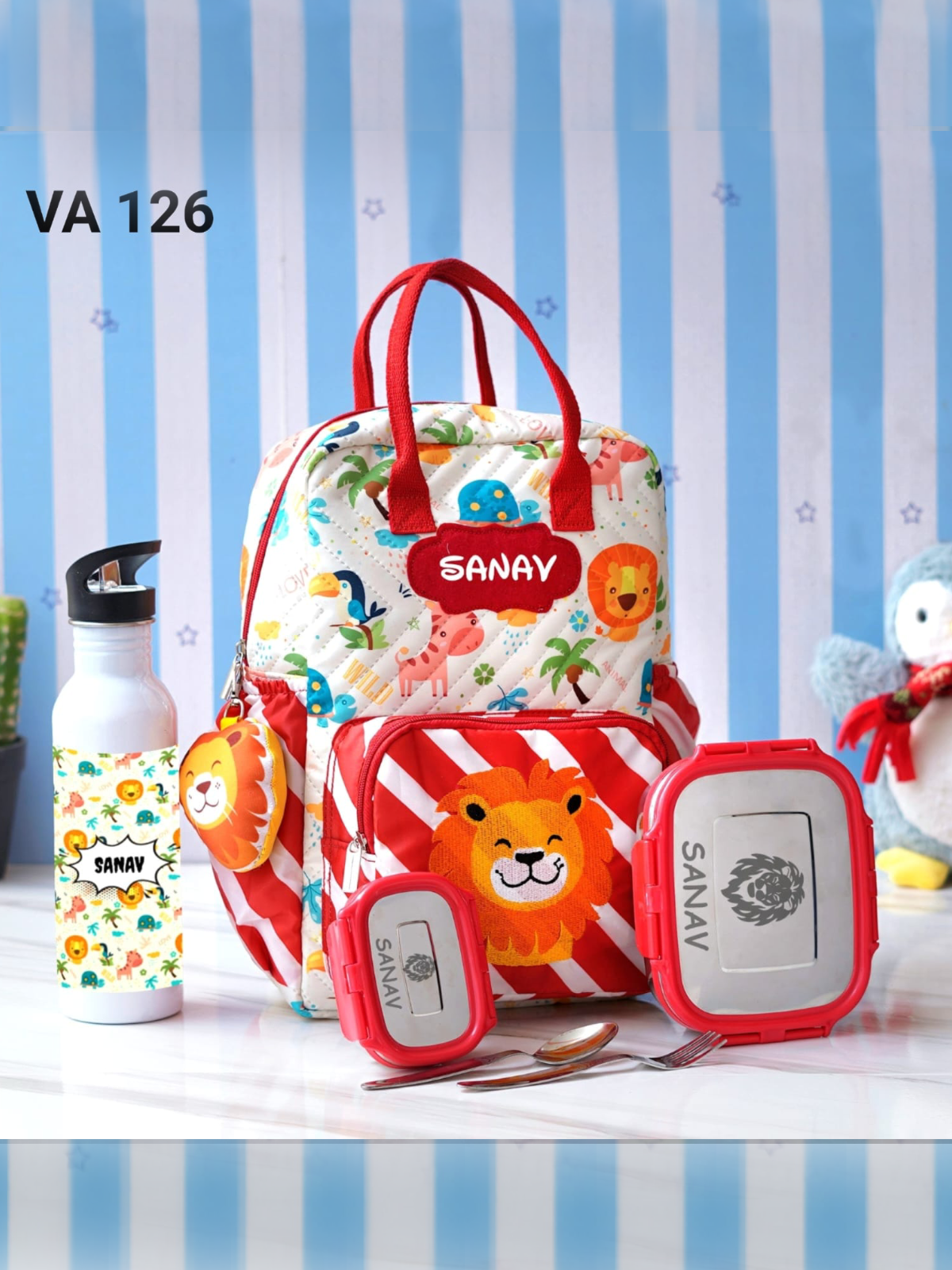Personalised Box bagpack full combo
