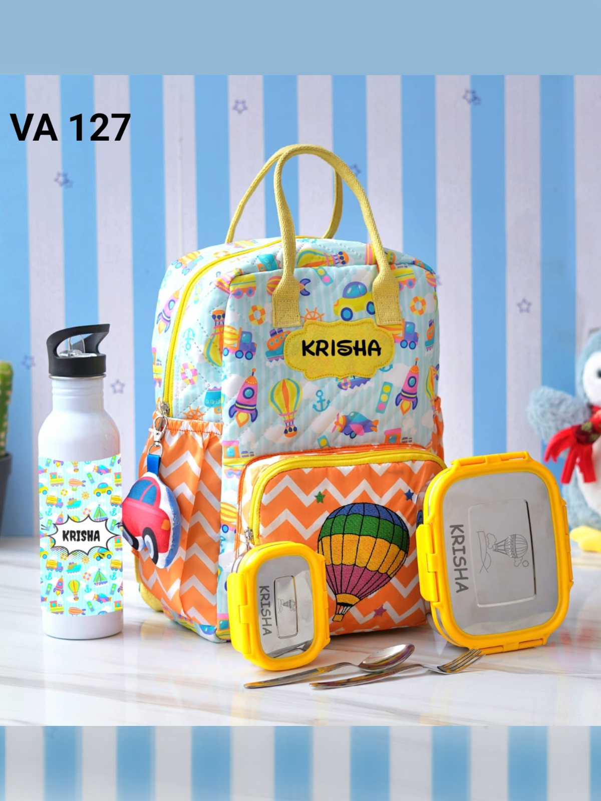 Personalised Box bagpack full combo