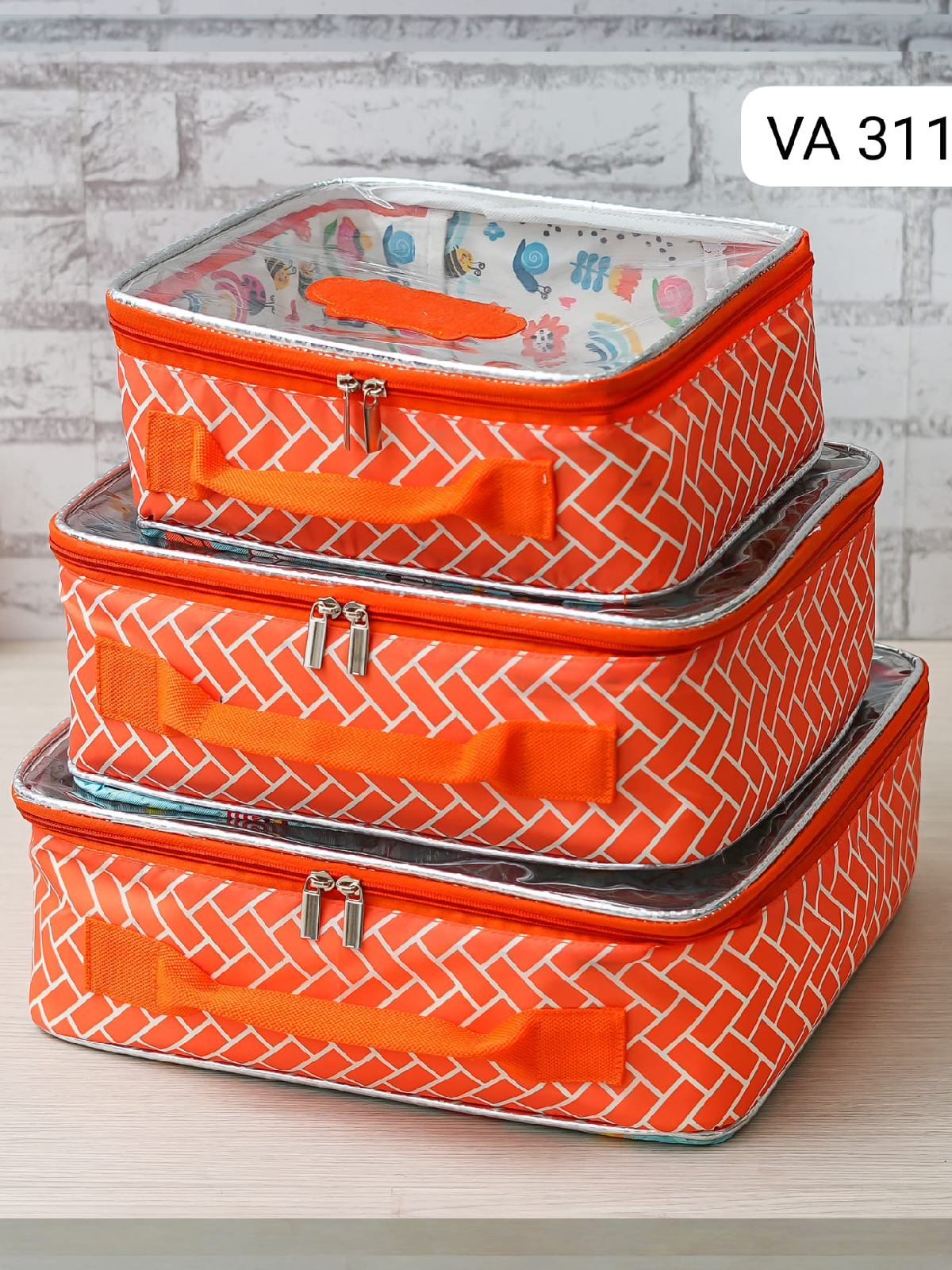 Personalised 3 piece organiser set