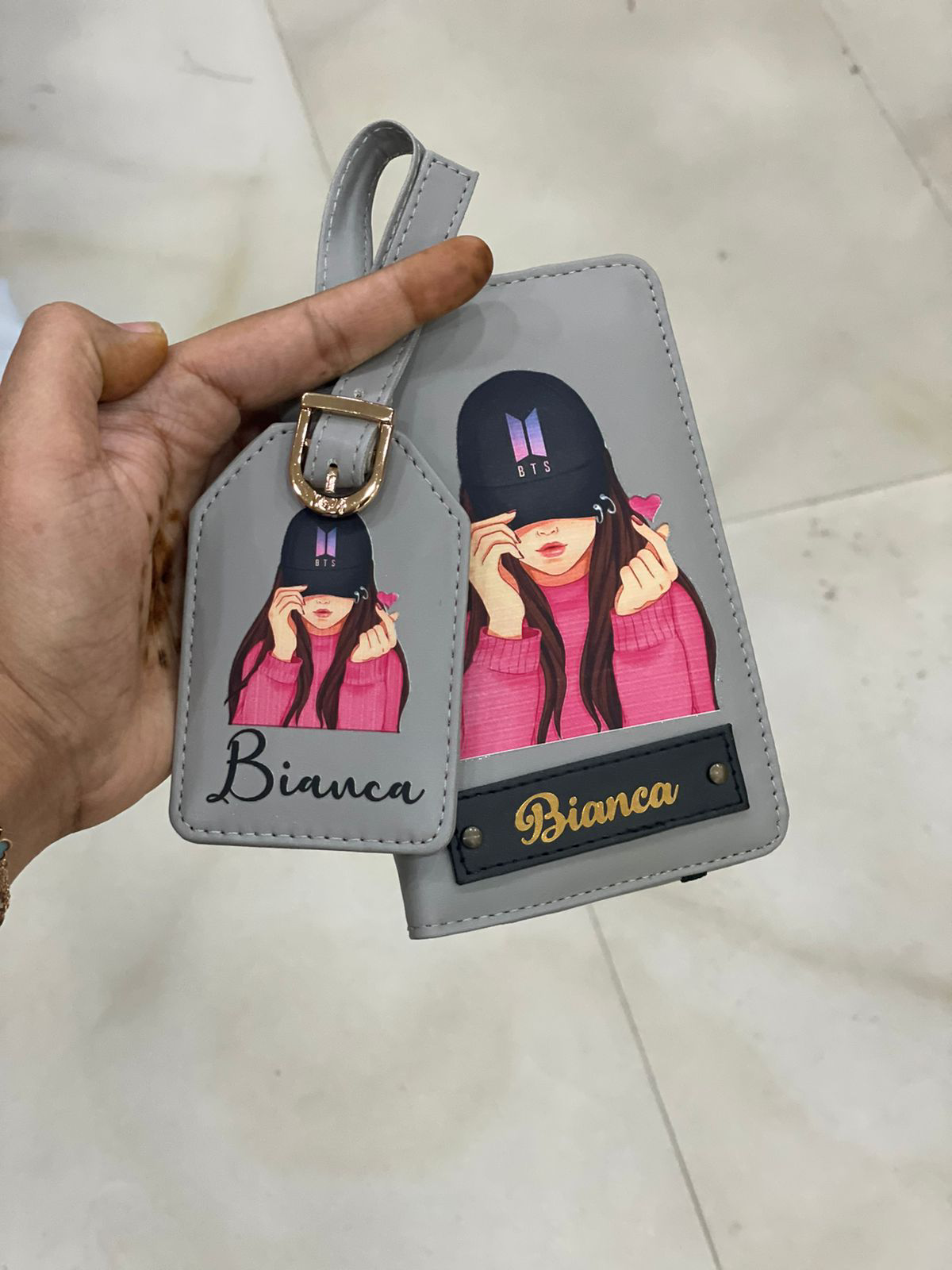 Printed Passport Covers and Tag