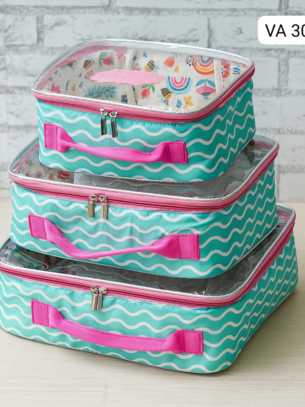 Personalised 3 piece organiser set