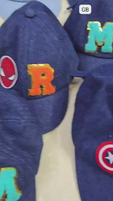 Personalised Denim caps
