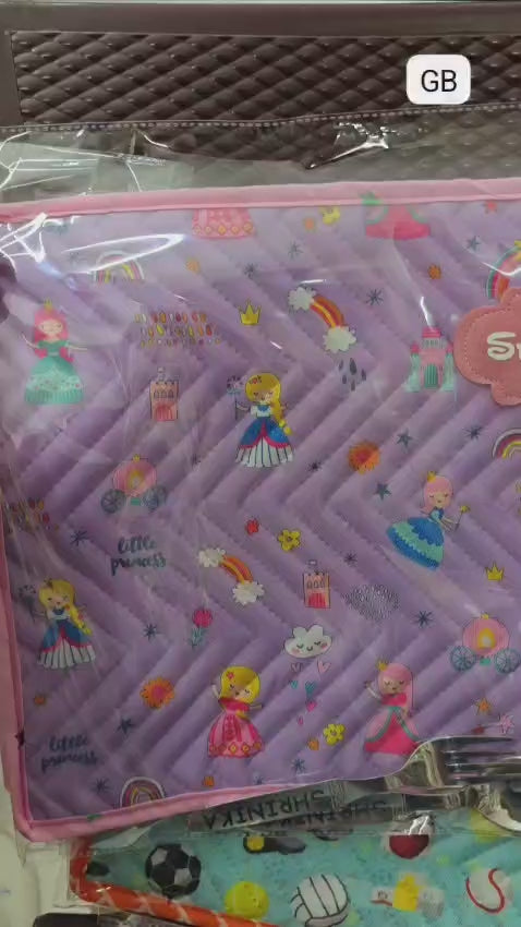 Personalised Mat with Spoon and Fork