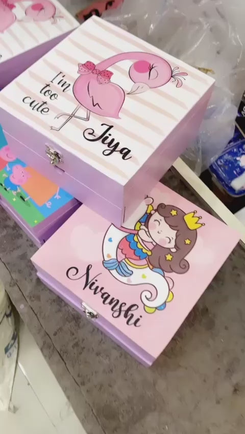 Personlised Wooden Organiser with drawer